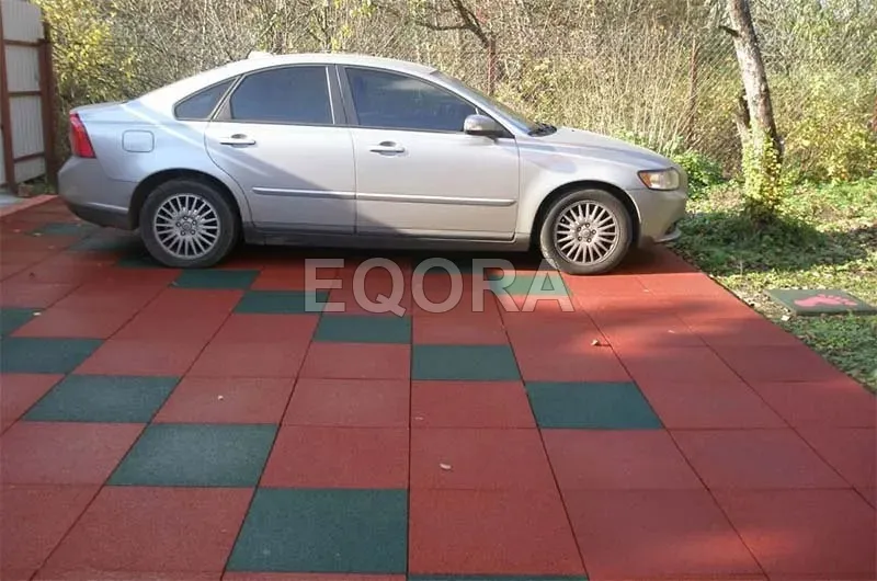 Резиновая плитка из крошки для гаража в Пушкино