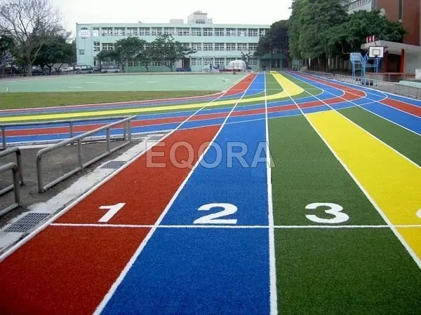 Бесшовное покрытие из резиновой крошки для беговых дорожек в Пушкино