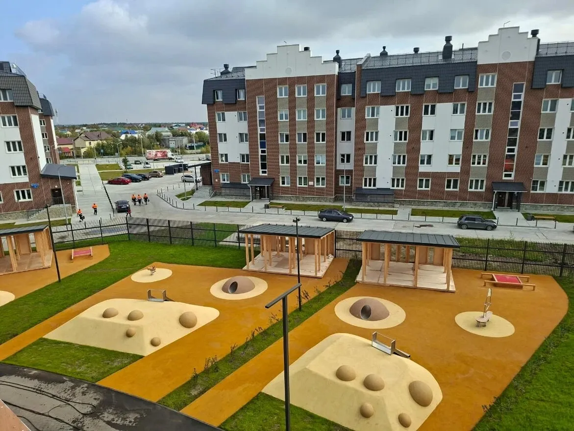 Геопластика на детских площадках и в ландшафтном дизайне в Пушкино