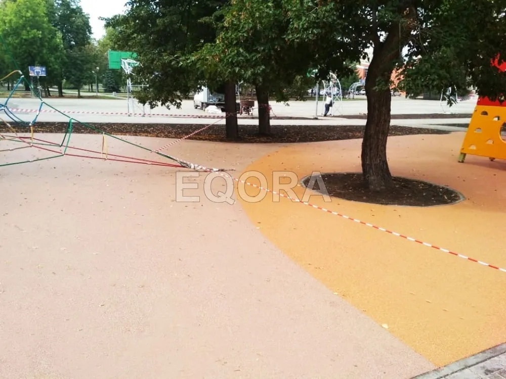 Водопроницаемое покрытие из резиновой крошки в Пушкино