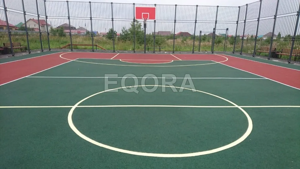 Как резиновое покрытие ведет себя на спортивных площадках в Пушкино?