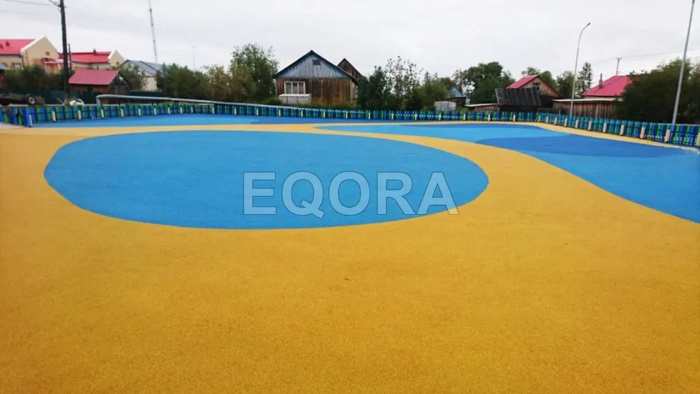 Укладка бесшовных резиновых покрытий в Пушкино